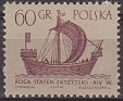 Poland 1963 Ships 60 Groszv Bordeaux Scott 1129